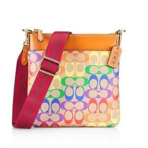 Coach rainbow purse